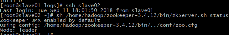 部署zookeeper集群