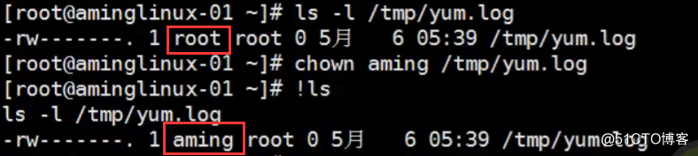 Linux -chown-更改所有者和所屬組