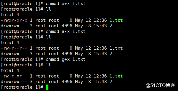 linux -chmod-文件或目錄權限