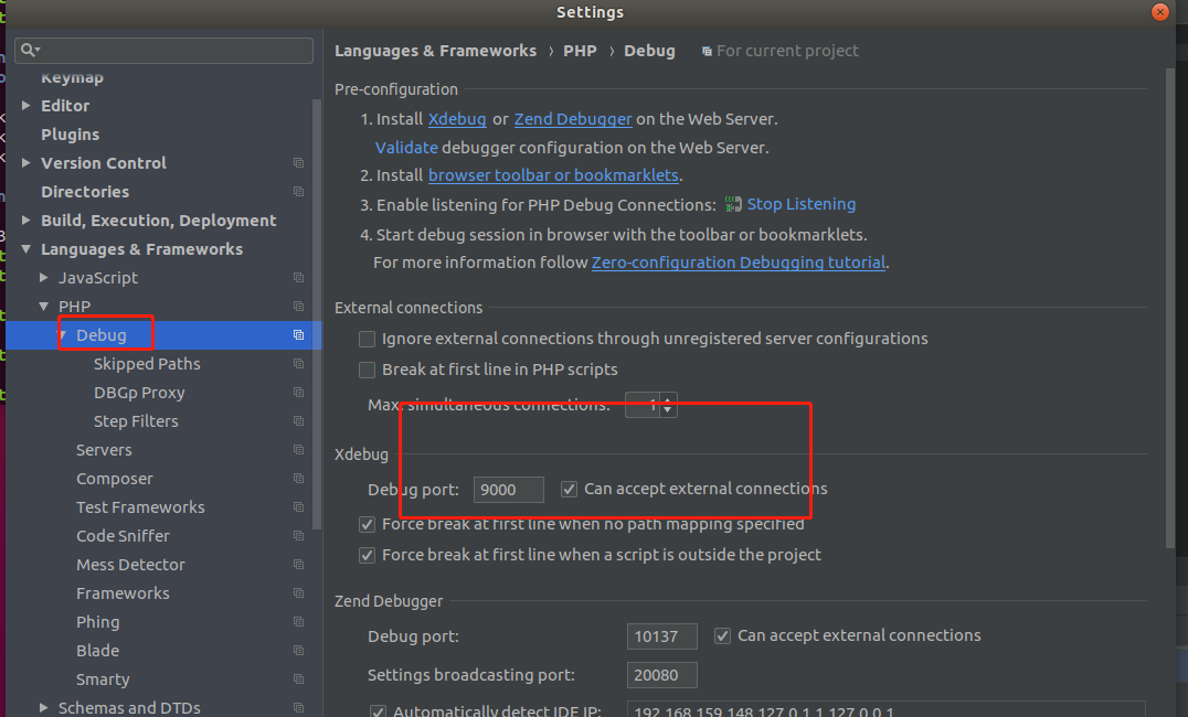 ubuntu 安装phpstorm+xdebug 动态调试环境