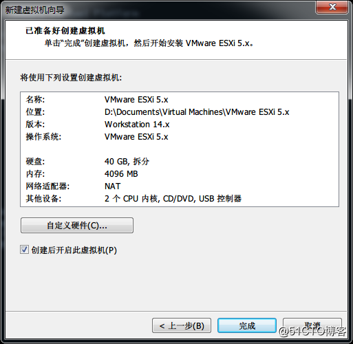 VM Workstation Install ESxi 5.1 799733