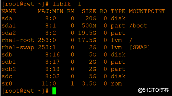 新手學習Linux——RAID磁盤陣列的原理與RAID0搭建