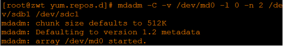 新手学习Linux——RAID磁盘阵列的原理与RAID0搭建