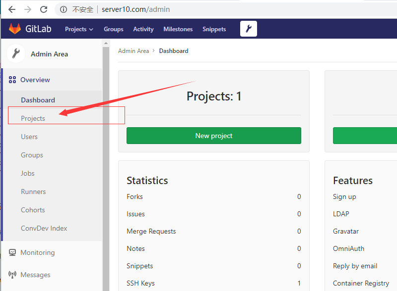 gitlab 安装和基本介绍