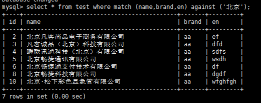 mysql8使用自带全文索引（带中文分词）