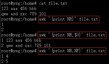 Linux常用命令——awk