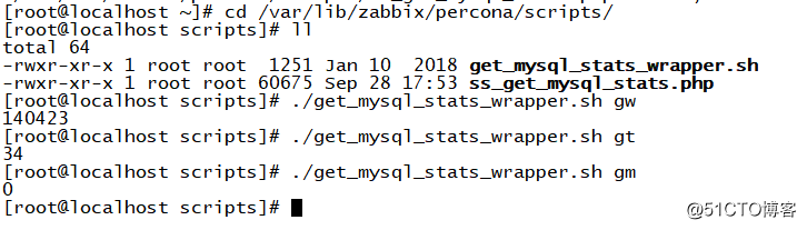 通过插件percona进行zabbix监控MySQL5.7（单节点）