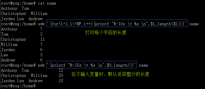 Linux常用命令——awk