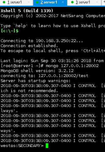 MongoDB复制集搭建简单讲解及验证