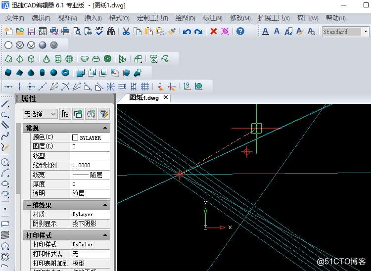 CAD中如何使用構造線工具繪制圖形？