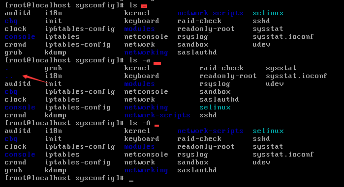 每天学习一个LINUX命令：ls 目录列表（list 清单目录 名单）