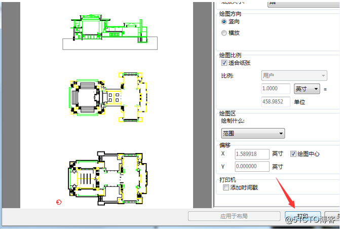 在打印CAD时打印预览是空白怎么办？