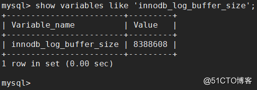 MySQL自身對性能的影響