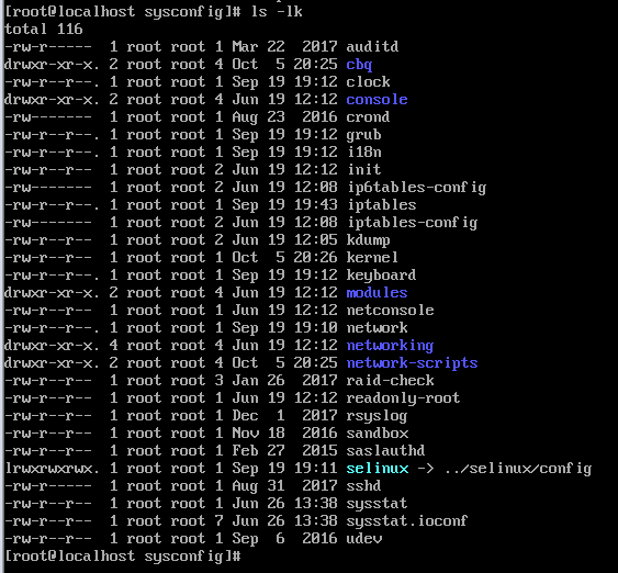 每天学习一个LINUX命令：ls 目录列表（list 清单目录 名单）