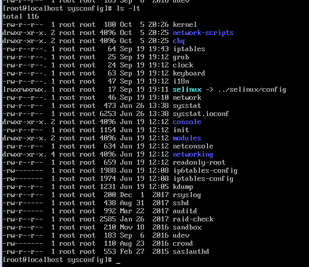 每天学习一个LINUX命令：ls 目录列表（list 清单目录 名单）