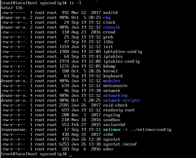 每天学习一个LINUX命令：ls 目录列表（list 清单目录 名单）