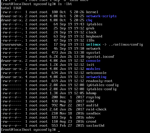 每天学习一个LINUX命令：ls 目录列表（list 清单目录 名单）