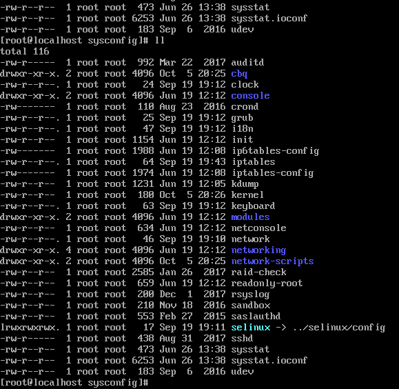 每天学习一个LINUX命令：ls 目录列表（list 清单目录 名单）