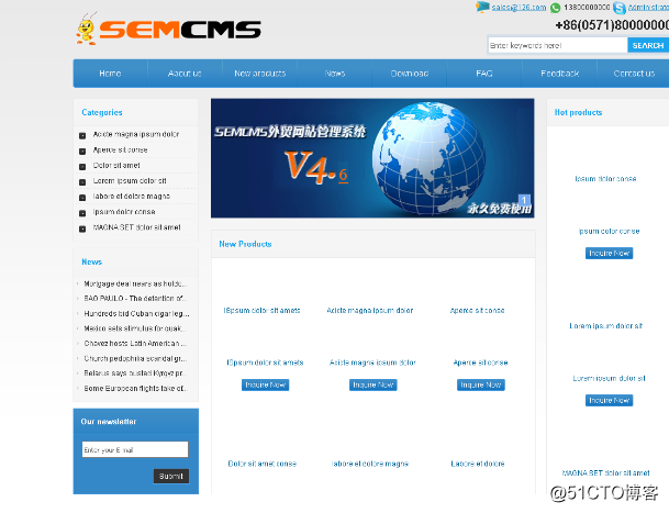 semcms 網站漏洞挖掘過程與安全修復防範