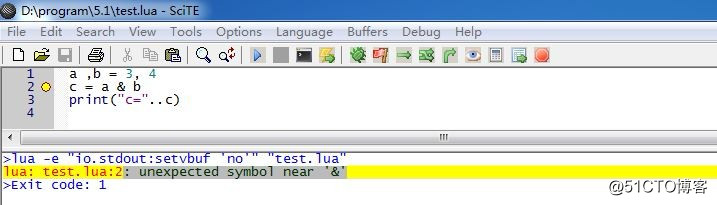 lua5.1的一个bug——不支持位运算