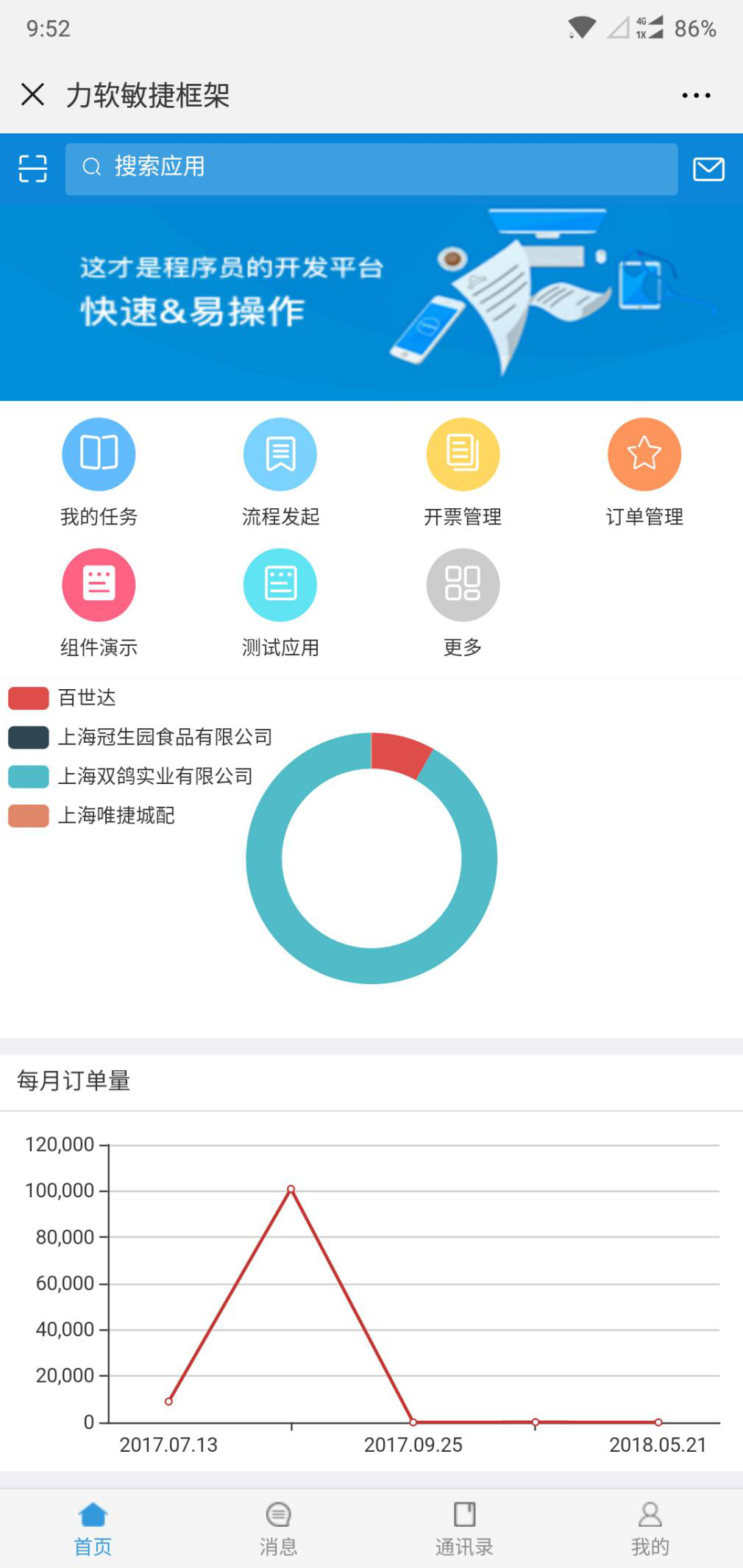 Learun快速开发平台，asp.net+mvc强大后台技术，给开发一个加速度