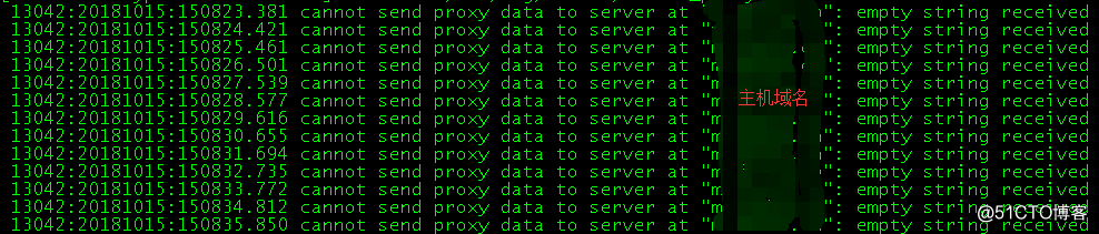 zabbix proxy 不能發送數據給zabbix server，獲取空字符串