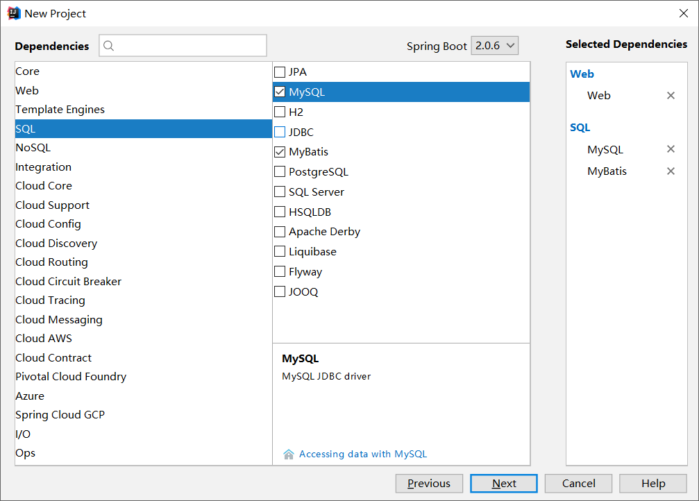 使用Spring Boot+MyBatis框架做查询操作