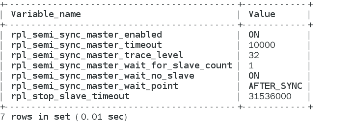 mysql GTID  半同步复制