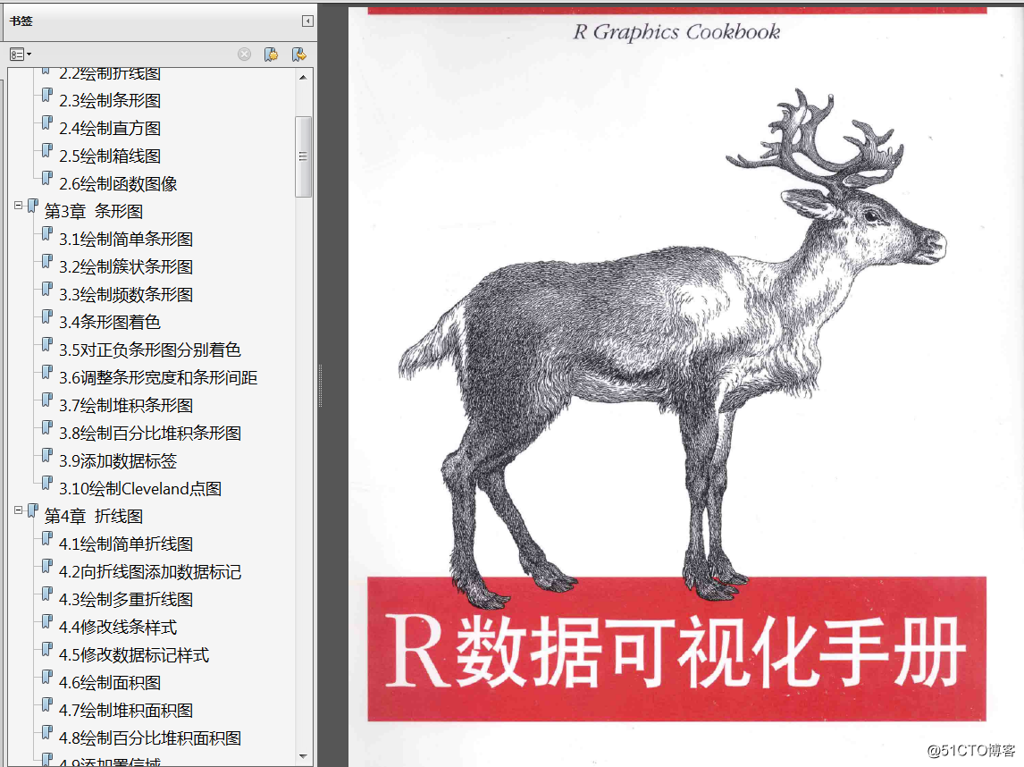 《R數據可視化手冊》高清英文版PDF+中文版PDF+源代碼