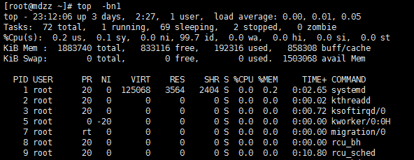 Linux- 日常运维-top