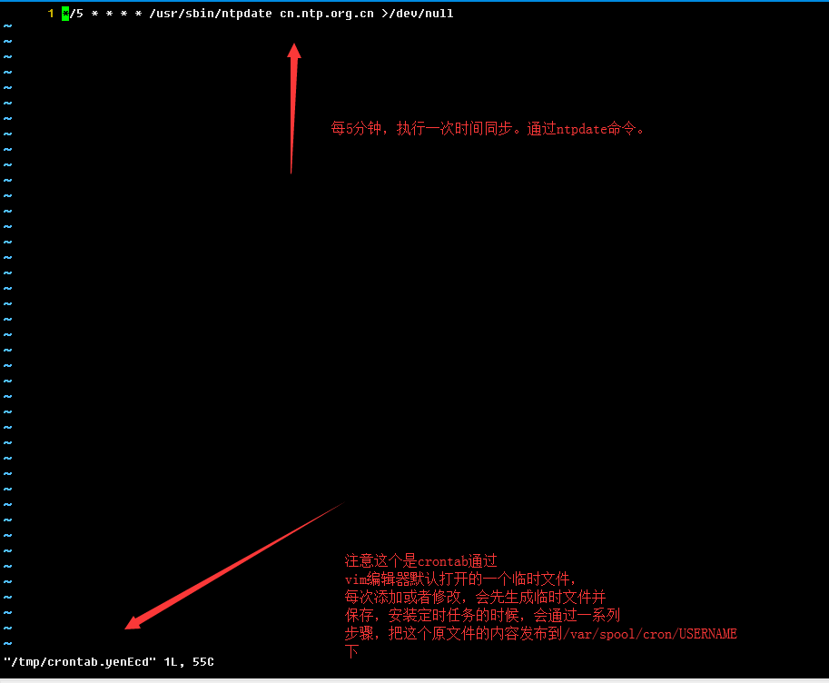 linux下定时任务计划的使用