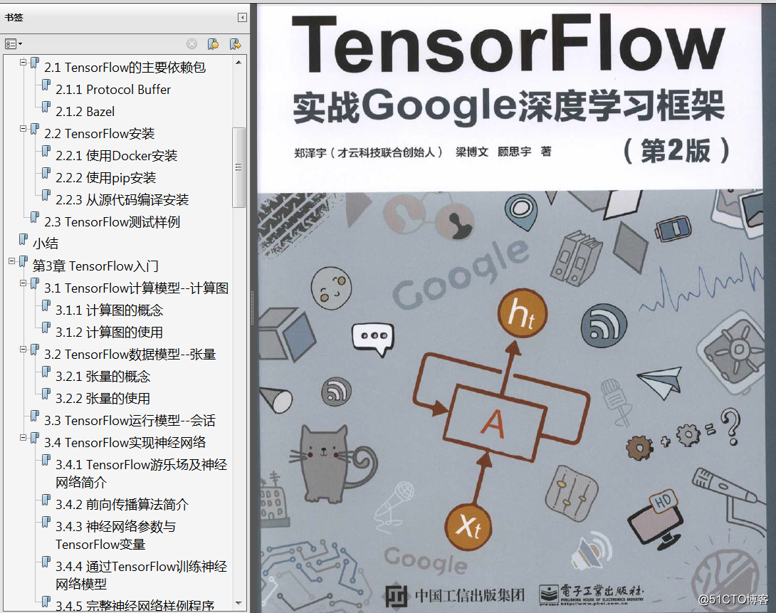 《TensorFlow实战Google深度学习框架 (第2版) 》中文版PDF和源代码