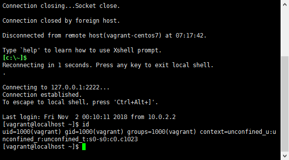 centos7安装使用vagrant