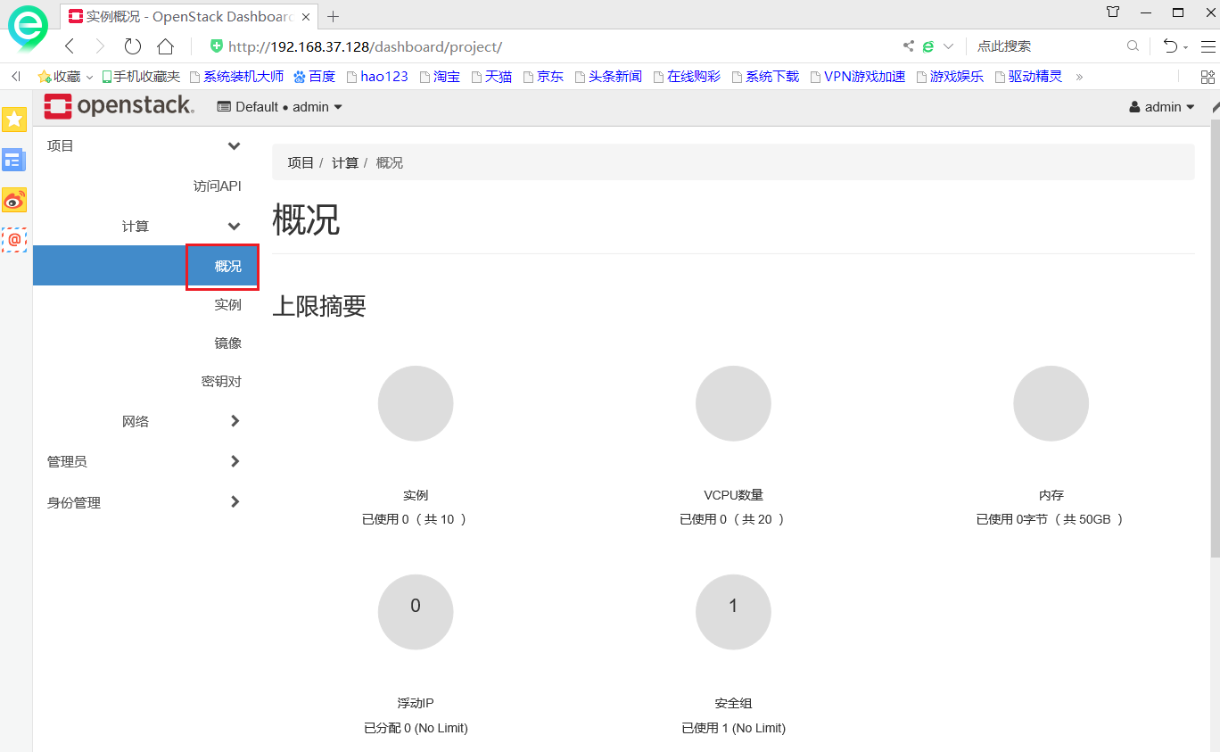 OpenStack架构----horizon组件（五）