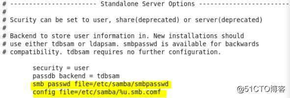 RHEL samba 服務多配置檔案安全管理