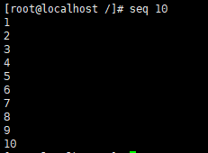 Linux基本命令之seq