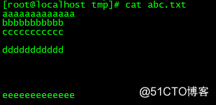 Linux常用命令：cat