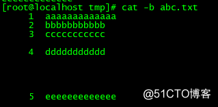 Linux常用命令：cat
