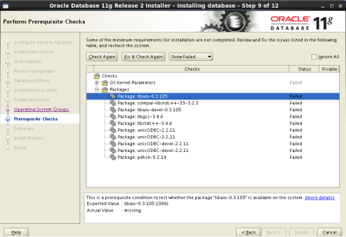 rhel6.5  oracle11g 安装