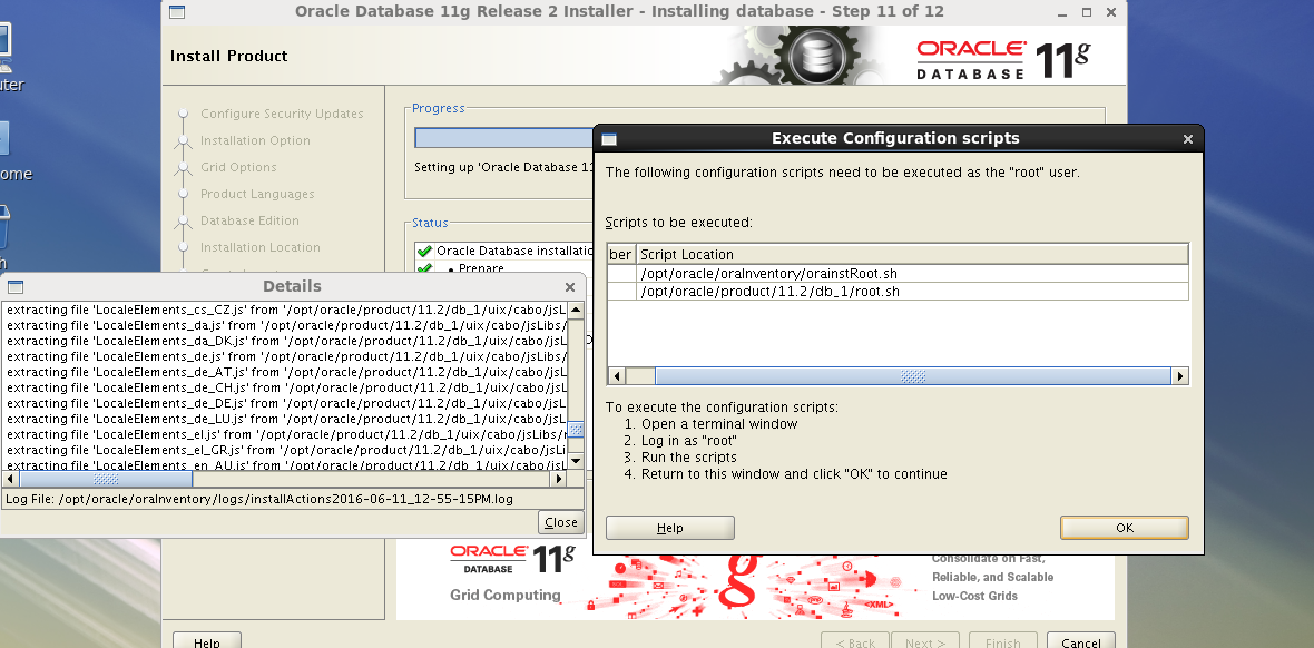 rhel6.5  oracle11g 安装