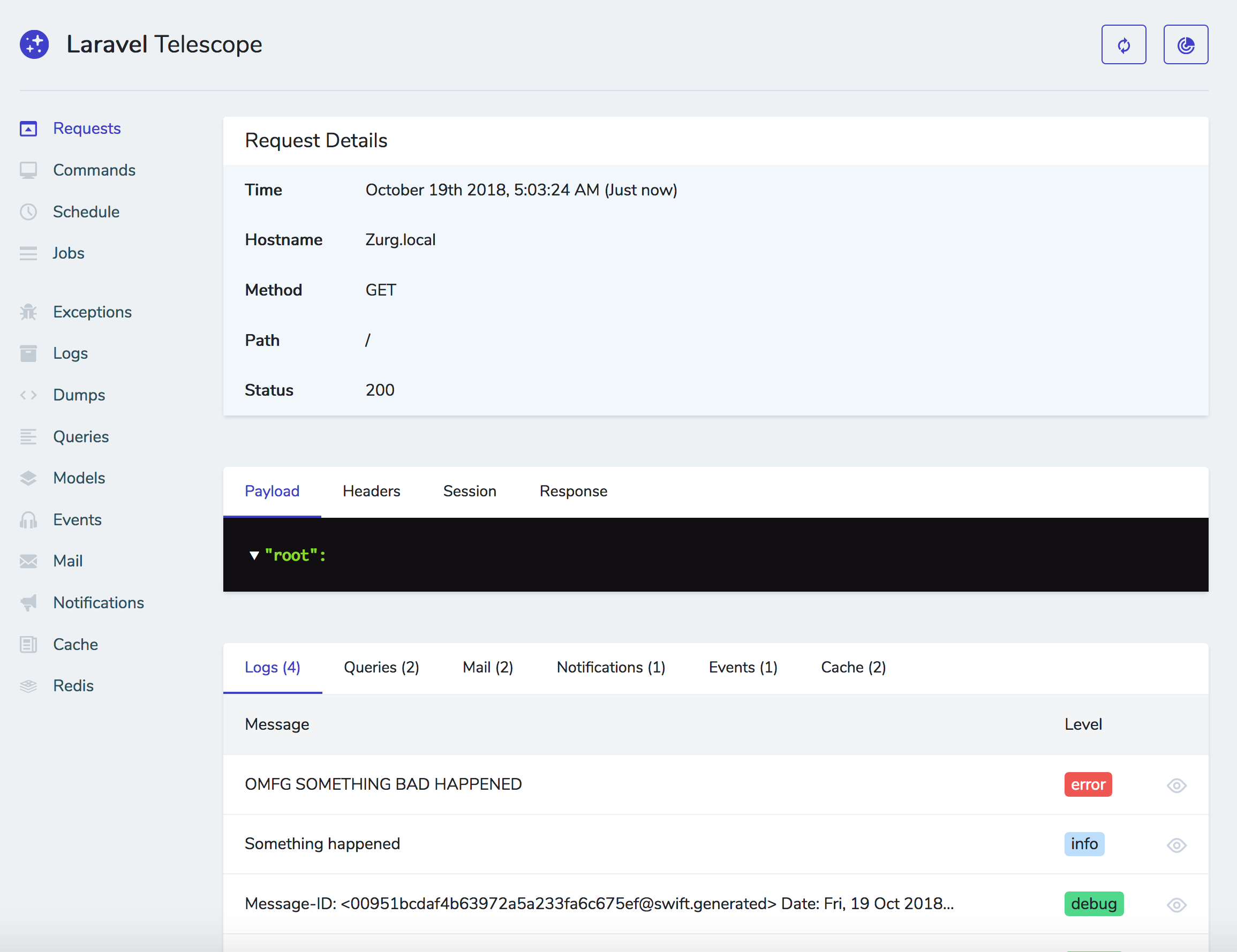 Laravel Telescope入门教程（上）