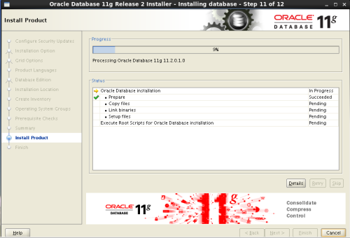 rhel6.5  oracle11g 安装