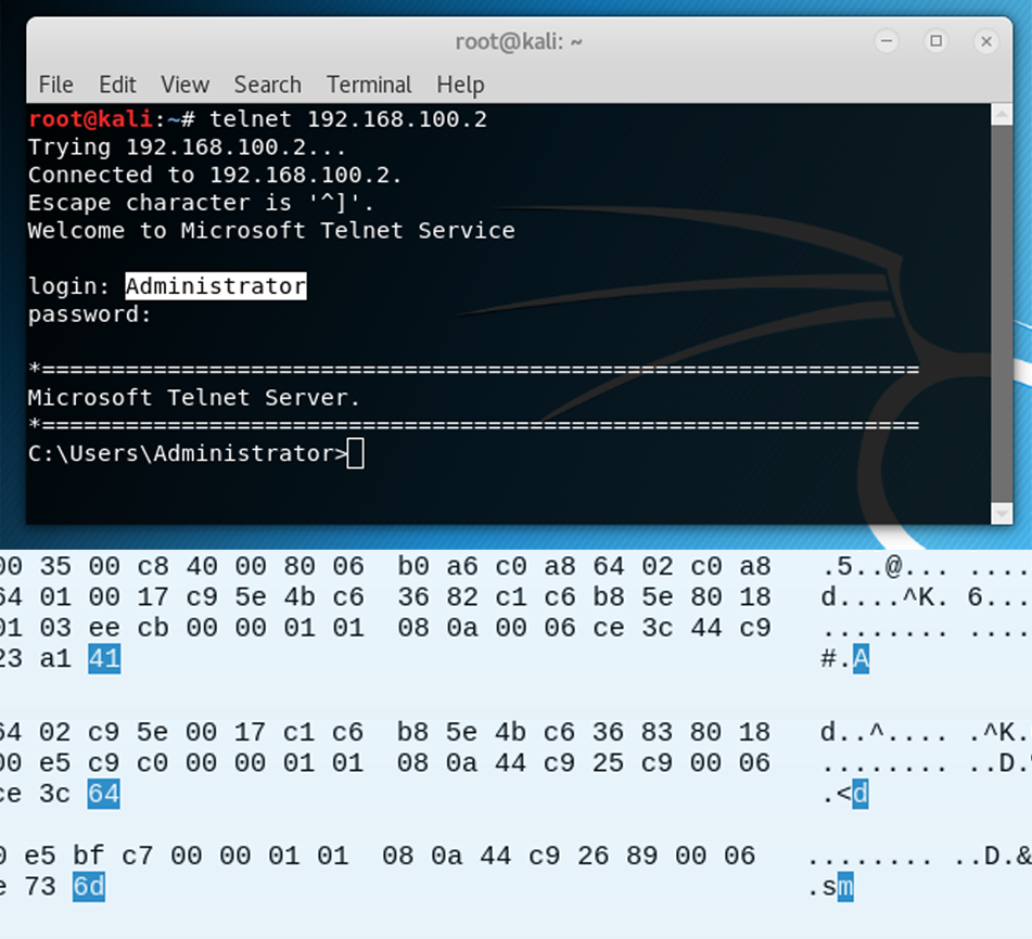 Wireshark基础使用（一）Telnet SSH