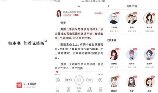 左手内容右手科技，讯飞阅读打造适合年轻人的有声阅读APP