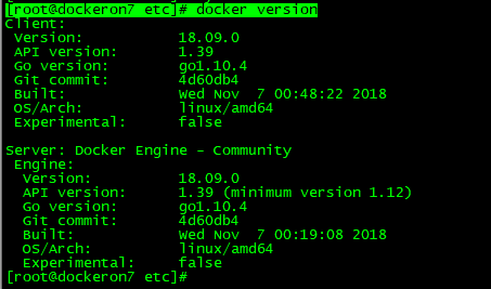 3、docker安装 on centos 7(64bit)