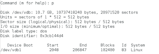 linux学习日记之磁盘的管理