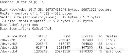 linux学习日记之磁盘的管理