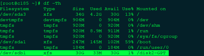 Linux 磁盘分区工具 Parted