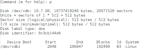 linux学习日记之磁盘的管理