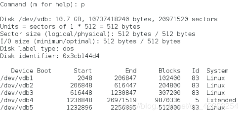 linux学习日记之磁盘的管理